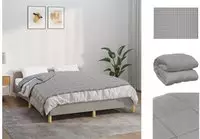 Gewichtsdecke Grau 135x200 Cm 10 Kg Stoff Vidaxl
