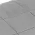 vidaXL Gewichtsdecke Grau 135x200 cm 10 kg Stoff (3154780)