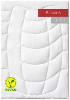 Kauffmann Steppbett Leicht Bambus 135x200 cm (408931) Kauffmann Steppbett Leicht Bambus 135x200 cm (408931)