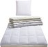 Ribeco Betten-Set silberweißweiß extrawarm (55281)