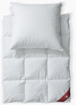 Ribeco Betten-Set Johanna silberweiß 135x200 cm weiß extrawarm (54901)