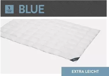 Spessarttraum Daunendecke Blue extra leicht 60% Daunen, 40% Federn 135x200 cm