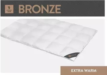 Spessarttraum Daunendecke Bronze extra warm Daunen 10% Federn 135x200 cm