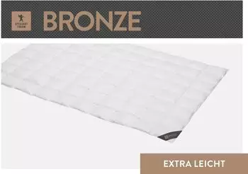 Spessarttraum Daunendecke Bronze medium Daunen 10% Federn 240x220 cm