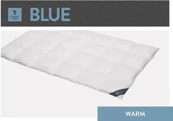 Spessarttraum Daunendecke Blue warm 60% Daunen, 40% Federn 200x220 cm