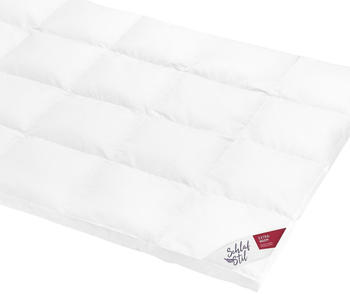 Schlafstil Daunendecke D600 extrawarm 100% Gänsedaunen 155x200 cm