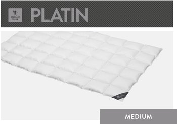 Spessarttraum Daunendecke Platin medium 100% Daunen 155x220 cm