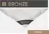 Spessarttraum Daunendecke Bronze normal Daunen 10% Federn 200x200 cm
