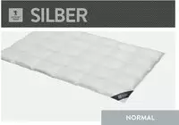 SPESSARTTRAUM Daunenbettdecke "Silber" normal F&uuml;llung 100Daunen 1 Stk. tlg.