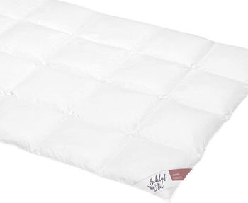 Schlafstil Daunendecke D600 warm 100% Gänsedaunen 200x200 cm
