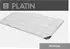 Spessarttraum Daunendecke Platin normal 100% Daunen 240x220 cm