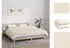 vidaXL Gewichtsdecke Hellcreme 155x220 cm 11 kg Stoff (350813)