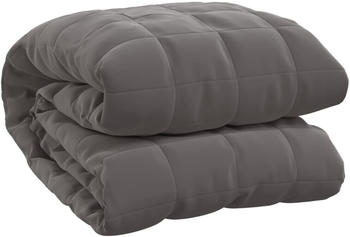 vidaXL Gewichtsdecke Grau 200x225 cm 13 kg Stoff (350781)