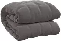 vidaXL Gewichtsdecke Grau 220x235 cm 15 kg Stoff