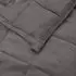 vidaXL Gewichtsdecke Grau 200x225 cm 9 kg Stoff (350780)