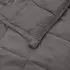 vidaXL Gewichtsdecke Grau 200x200 cm 13 kg Stoff (350779)