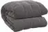 vidaXL Gewichtsdecke Grau 200x200 cm 9 kg Stoff (350778)