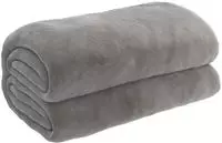 vidaXL Gewichtsdecke mit Bezug Grau 200x230 cm 9 kg Stoff