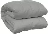Gewichtsdecke Grau 235x290 Cm 15 Kg Stoff Vidaxl337696