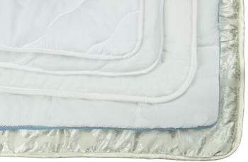 Ribeco Betten-Set Überraschungspaket silberweiß Ente 200x200 cm weiß extrawarm (6192970623)