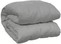 Gewichtsdecke Grau 220x260 Cm 11 Kg Stoff - Vidaxl