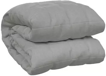 vidaXL Gewichtsdecke Grau 220x260 cm 11 kg Stoff (350730)