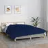 vidaXL Gewichtsdecke Blau 200x220 cm 13 kg Stoff (3154805)