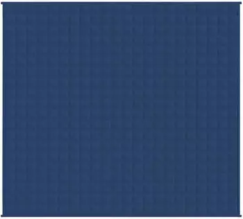 vidaXL Gewichtsdecke Blau 220x240 cm 11 kg Stoff (3154862)