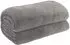 vidaXL Gewichtsdecke mit Bezug Grau 150x200 cm 7 kg Stoff (350828)