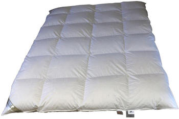 Betten Hofmann Sibiria 10cm Hochsteg Daunenbett sibirischer 1A1A Wildgänseflaum 135x200 cm (60135)