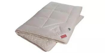 Hefel Bio Zibre Ganzjahresdecke Naturhaar (kbT) + Zirbe 360 g/m² 135x200 cm (13542)
