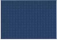 Gewichtsdecke Blau 135x200 Cm 6 Kg Stoff Vidaxl