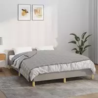 Gewichtsdecke Grau 140x200 Cm 10 Kg Stoff Vidaxl