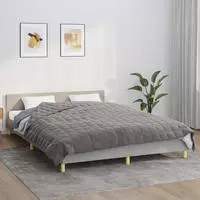Gewichtsdecke Grau 200x220 Cm 13 Kg Stoff - Vidaxl