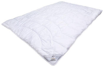 Traumschloss Comfort Faserbettdecke warm 155 x 220 cm seidiger Bezugsstoff (3442)