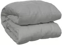 Gewichtsdecke Grau 155x220 Cm 7 Kg Stoff Vidaxl