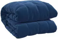 Gewichtsdecke Blau 200x220 Cm 13 Kg Stoff - Vidaxl