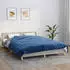 vidaXL Gewichtsdecke Blau 220x240 cm 15 kg Stoff (3154864)