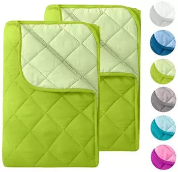 Wometo Sommersteppdecke - Wende-Design 155x220 cm grün (wo2464-002)