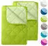 Wometo Sommersteppdecke - Wende-Design 155x220 cm grün (wo2464-002)