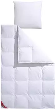 Ribeco Betten-Set extra dick silberwei&szlig; 155x220 cm wei&szlig; extrawarm (6192971020)