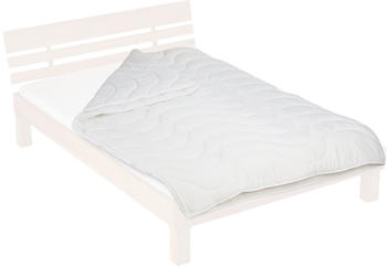 Relaxdays Schlafdecke 4 Jahreszeiten Steppbettdecke (10046722) weiß