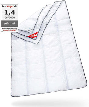 Third of Life AERO ActiveClima mit innovativer 4 Jahreszeiten mit drei Lagen weiß 155x220 cm