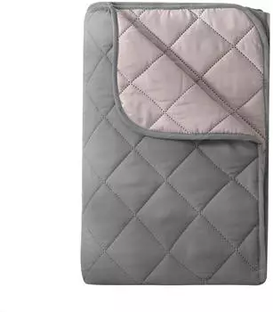 Wometo Sommersteppdecke - Wende-Design 135x200 cm grau (wo1479-008)