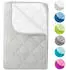 Wometo MicrofaserSteppbett im Wende-Design 155x220 – weiß und hellgrau farbig & bunt (wo1479-013)