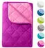 Wometo MicrofaserSteppbett im Wende-Design 155x220 – lila und pink farbig & bunt (wo1479-016)