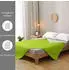 Wometo MicrofaserSteppbett im Wende-Design 155x220 – grün und hellgrün farbig & bunt (wo1479-014)