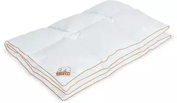 Ribeco Bettdecke Kalle weiße Gans 155x220 cm weiß leicht Ribeco Bettdecke Kalle weiße Gans 155x220 cm weiß leicht