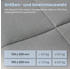 Dailydream Therapie Gewichtsdecke aus Baumwolle, 135 x 200cm, 6,0 kg, grau (MWH-3108)