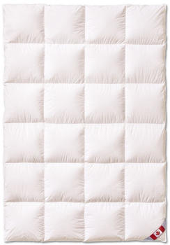 Künsemüller Gänsedaunenbettdecke 135x200 cm weiß